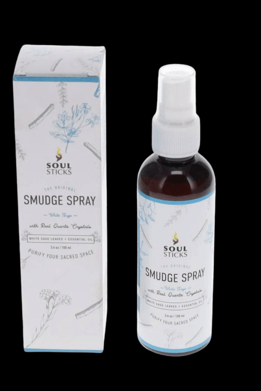 Soul Sticks Smudge Spray 100ml - White Sage with Crystals - Dusty Rose Essentials