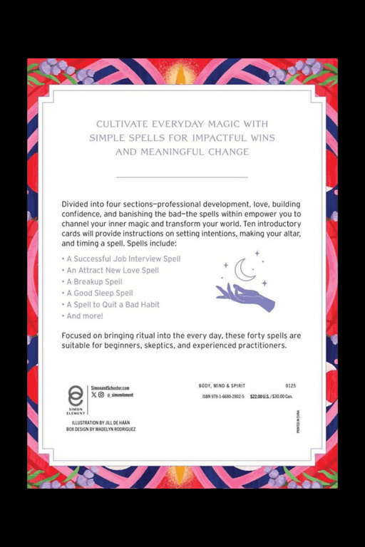 Spells for Success Card Deck & Guidebook - Dusty Rose Essentials