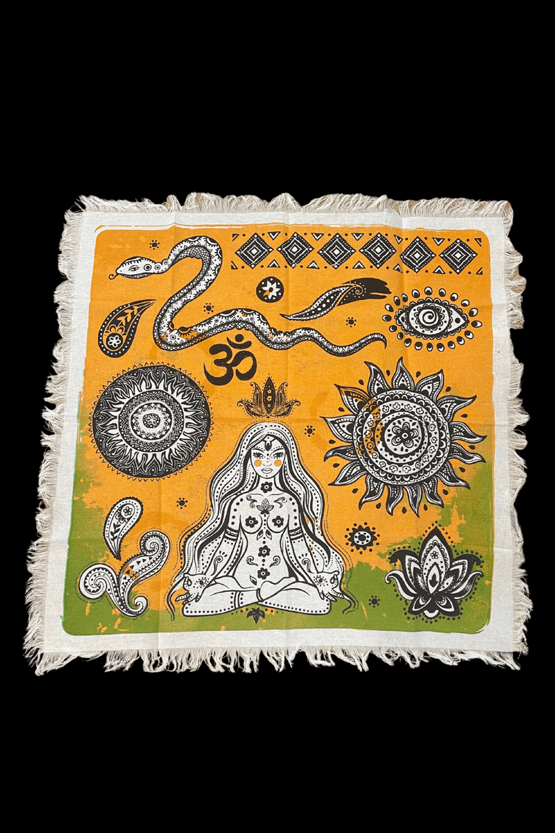 Spiritual Meditation Altar Cloth size 18 x 18 in - Dusty Rose Essentials