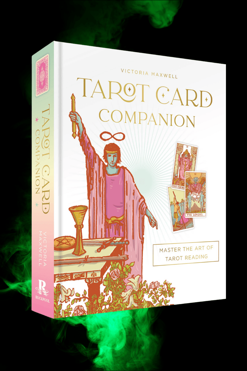 Tarot Card Companion Guide Book - Dusty Rose Essentials
