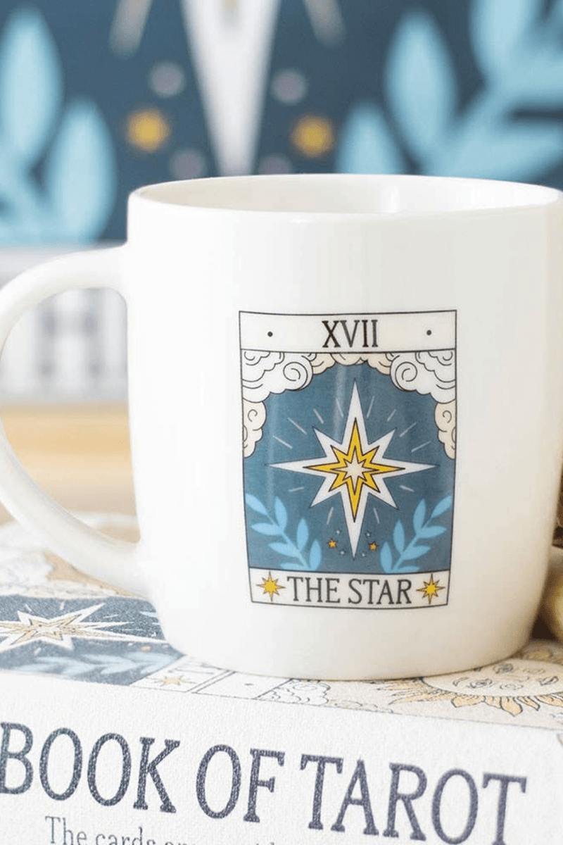 The Star Vintage Tarot Mug - Dusty Rose Essentials