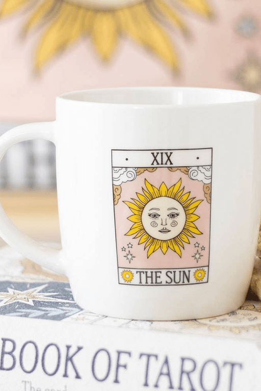 The Sun Vintage Tarot Mug - Dusty Rose Essentials