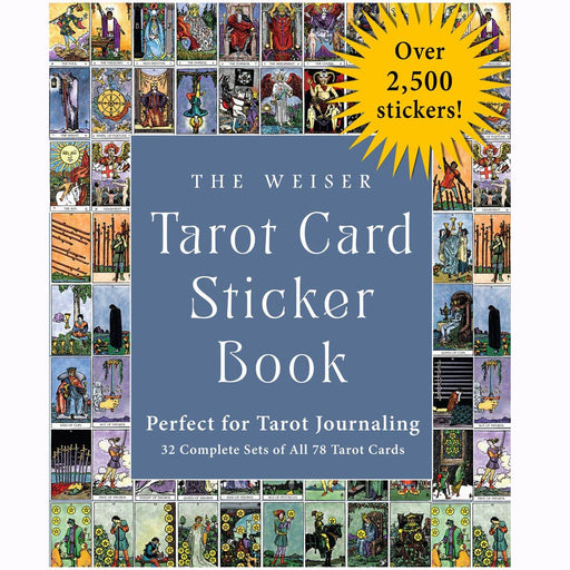 The Weiser Tarot Card Sticker Book - Dusty Rose Essentials