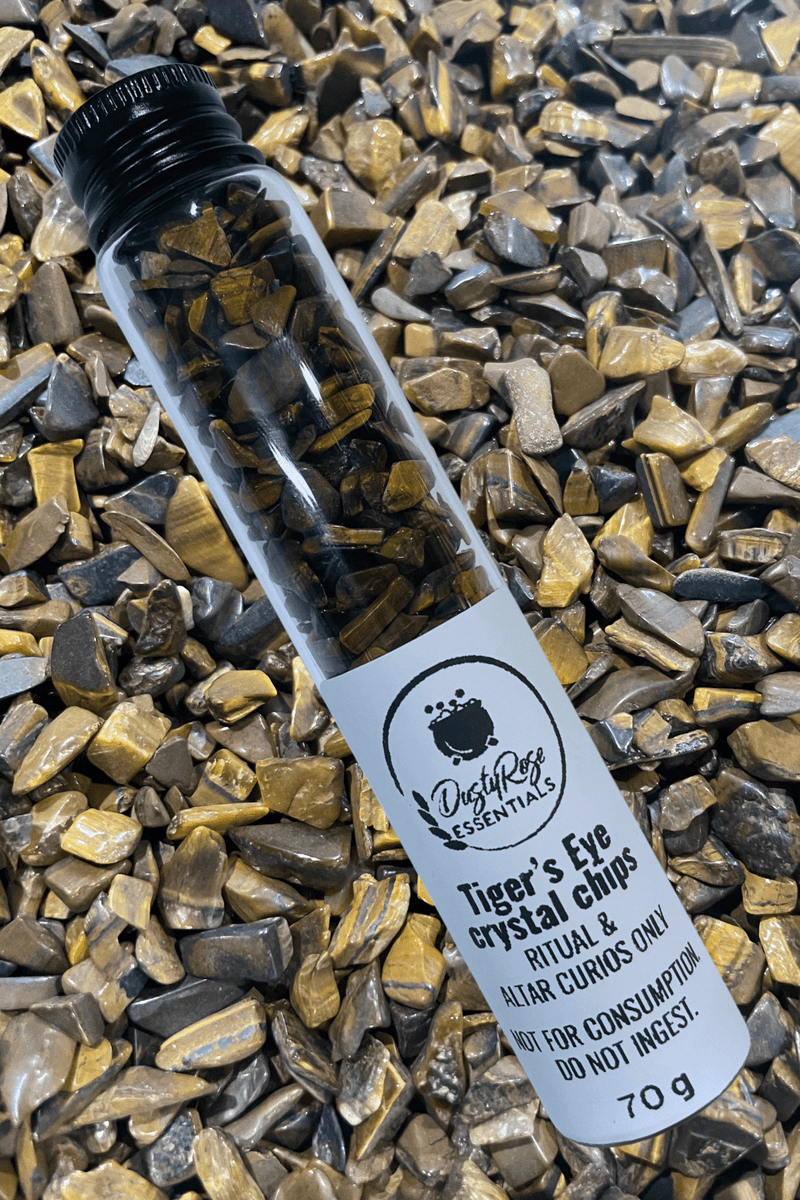 Tiger's Eye Crystal Chips - Dusty Rose Essentials