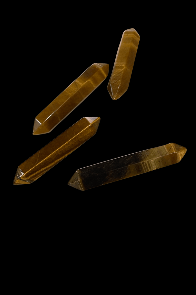 Tiger's Eye Double Terminated Point Mini - Dusty Rose Essentials