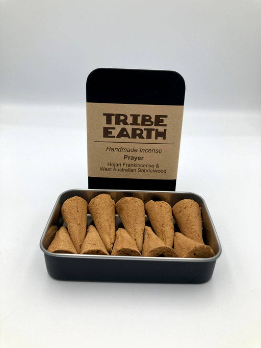 Tribe Earth Incense Prayer Cones - Sandalwood and Frankincense - Dusty Rose Essentials