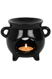 Triple Moon Cauldron Oil Burner - Dusty Rose Essentials