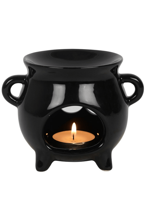 Triple Moon Cauldron Oil Burner - Dusty Rose Essentials