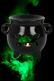 Triple Moon Cauldron Oil Burner - Dusty Rose Essentials