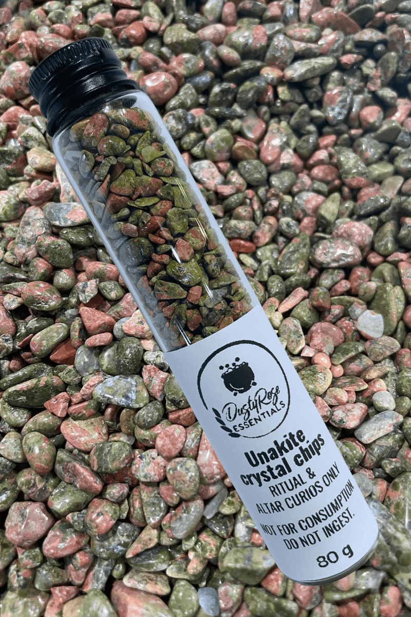 Unakite Crystal Chips - Dusty Rose Essentials
