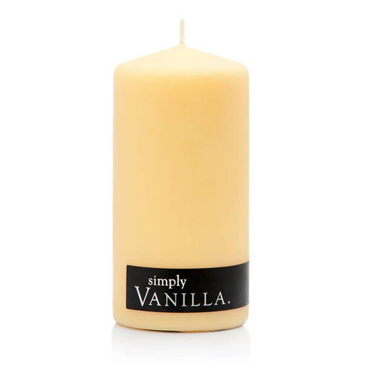 Vanilla Pillar Candle - Dusty Rose Essentials