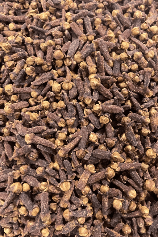 Whole Clove Buds 45 Grams in Apothecary Jar - Dusty Rose Essentials