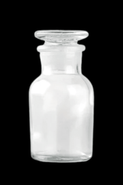 Witches Black Salt With Optional Apothecary Jar - Dusty Rose Essentials
