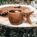 Wooden Leaf Cup - Dusty Rose Essentials