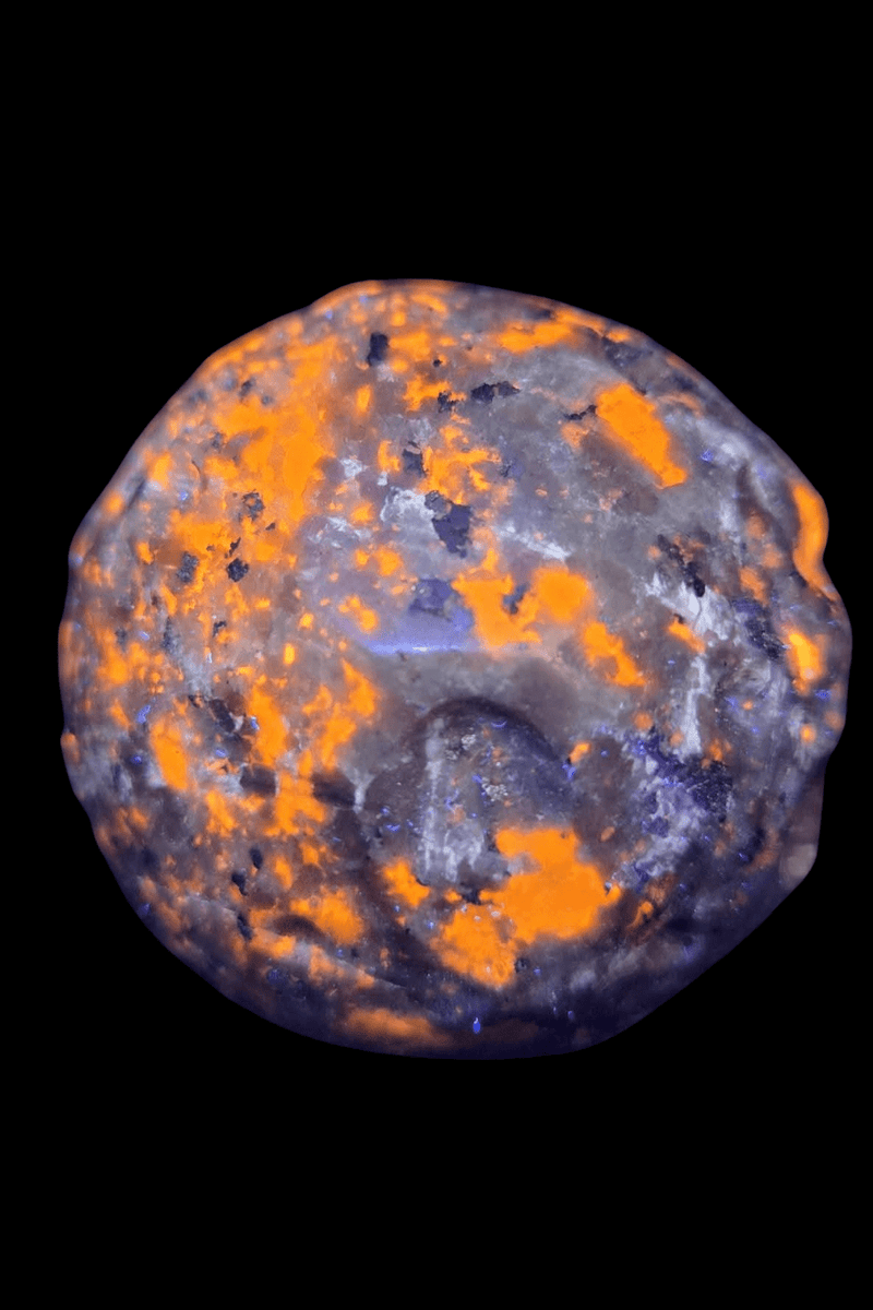 Yooperlite (Firestone) Moon Sphere 5cms - Dusty Rose Essentials