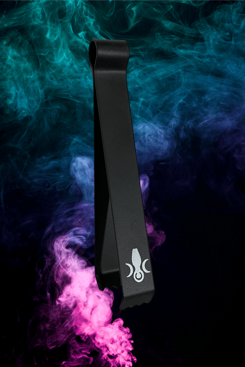 Black Goddess Charcoal Tongs - Dusty Rose Essentials