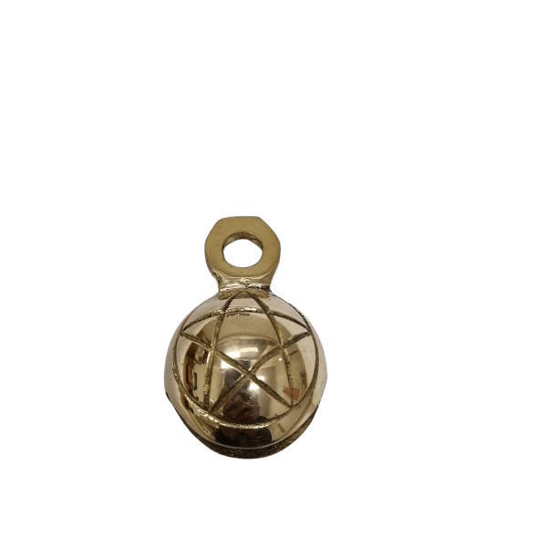 Brass Loose Ghungroo Bells- Pentacle Design - Dusty Rose Essentials