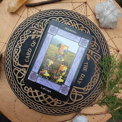 Celtic Tarot & Oracle Card of the Day Board - Dusty Rose Essentials