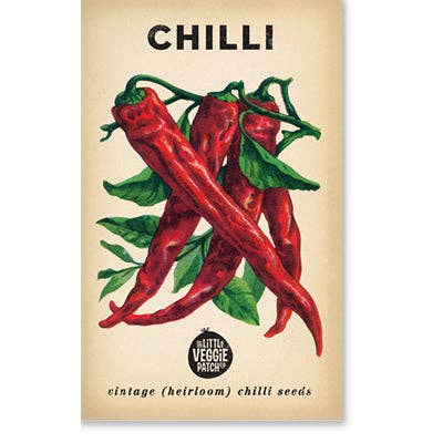 Chilli 'Cayenne' Heirloom Seeds - Dusty Rose Essentials
