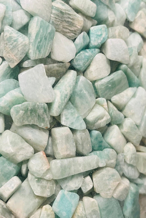 Crystal Chips : Amazonite 250 grams - Dusty Rose Essentials