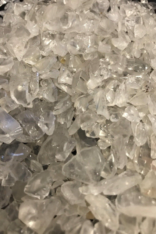 Crystal Chips : Clear Quartz 250 grams - Dusty Rose Essentials