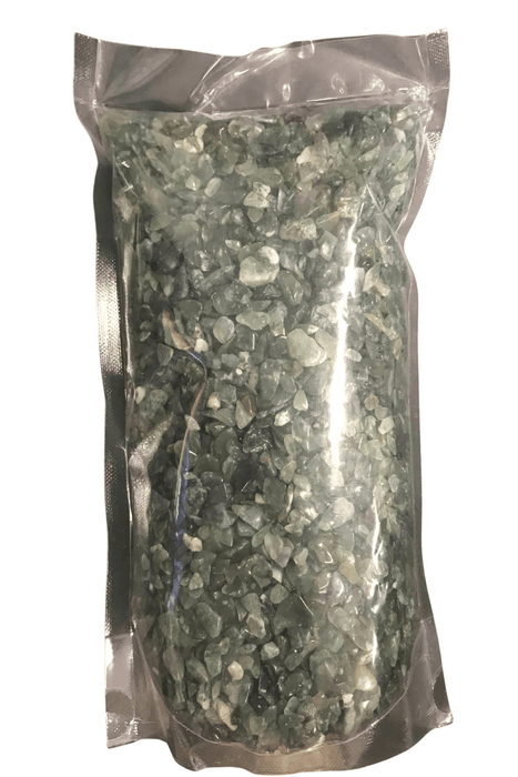 Crystal Chips ~ Moss Agate 1 KG - Dusty Rose Essentials