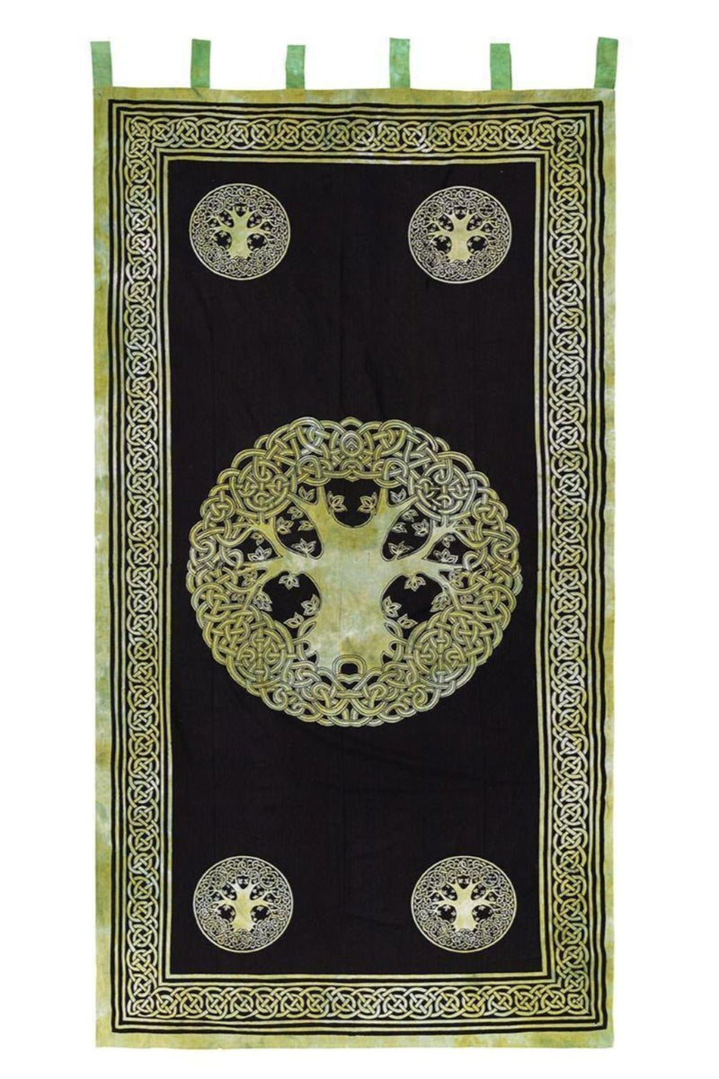 Curtain : Celtic Tree Of Life - Dusty Rose Essentials