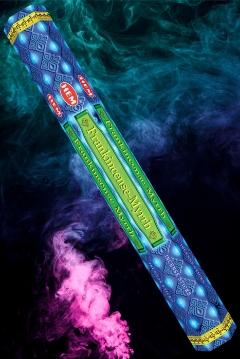 Frankincense-Myrrh Incense Sticks : HEM 20 Sticks - Dusty Rose Essentials