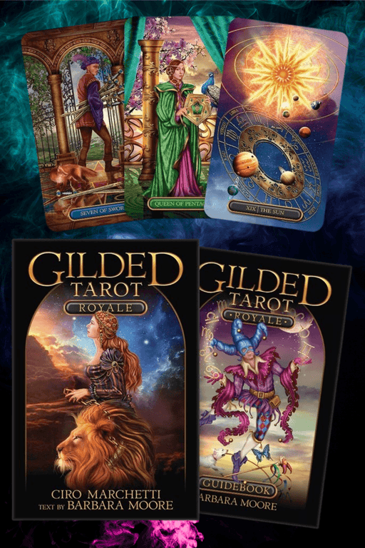 Gilded Tarot Royal ~ Updated Edition - Dusty Rose Essentials Witchcraft supplies