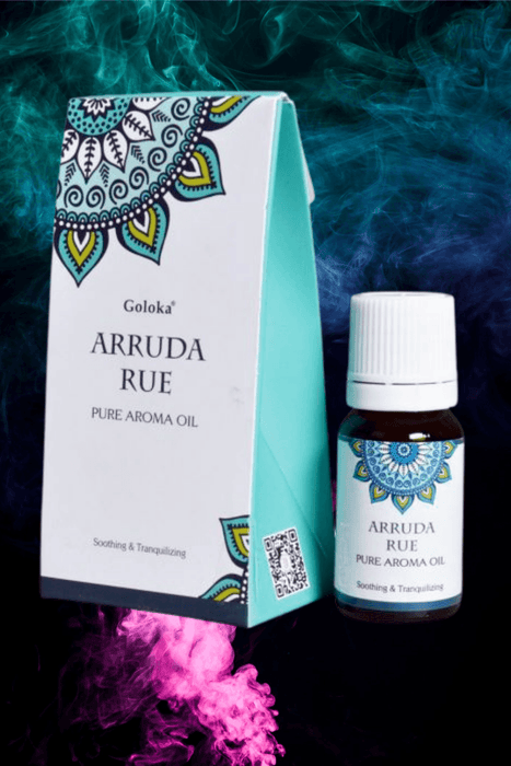 Goloka California Arruda Rue Aroma Oil -Dusty Rose Essentials Witchcraft supplies