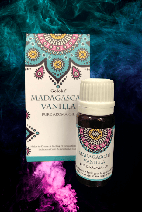 Goloka Madagascar Vanilla Aroma Oil - Dusty Rose Essentials Witchcraft supplies