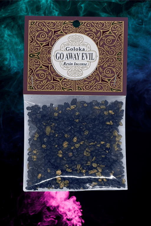 Goloka Resin Incense : Go Away Evil 30 Grams 