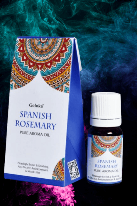 Goloka Spanish Rosemary Aroma Oil - Dusty Rose Essentials