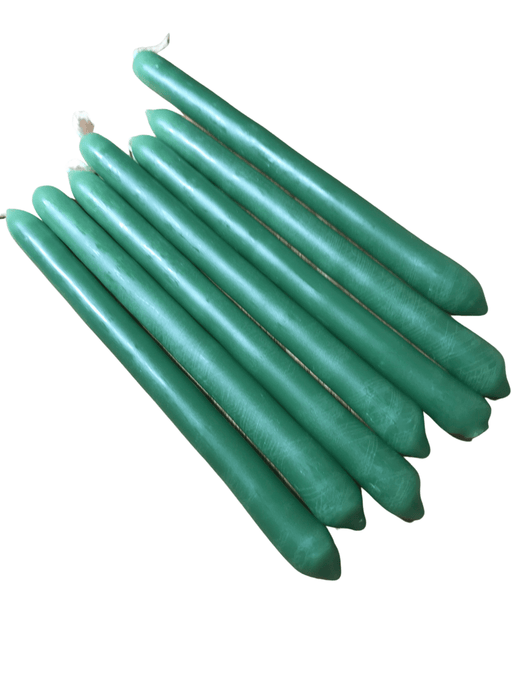 Green Individual Tiny Taper Spell Candle 2 Hour Burn - Dusty Rose Essentials