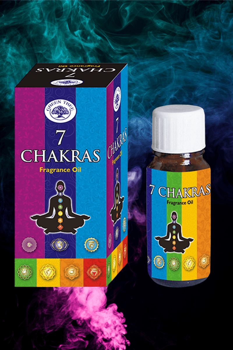 Green Tree 7 Chakras Fragrance Oil - Dusty Rose Essentials