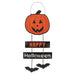 Happy Halloween Pumpkin Chain Sign - Dusty Rose Essentials