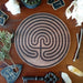 Hekate's Labyrinth Altar Tile - Dusty Rose Essentials
