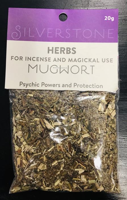 Herbs : MUGWORT 20gram - Dusty Rose Essentials Witchcraft Supplies Australia