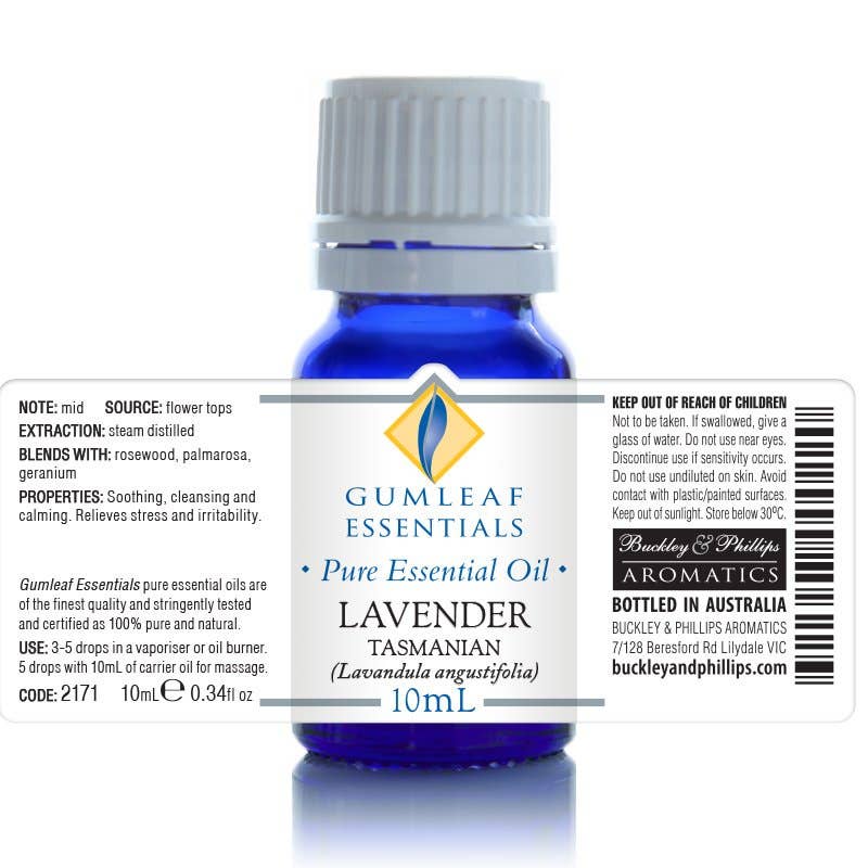 Lavender Tasmanian Essential Oil 10 ml - Dusty Rose Essentials