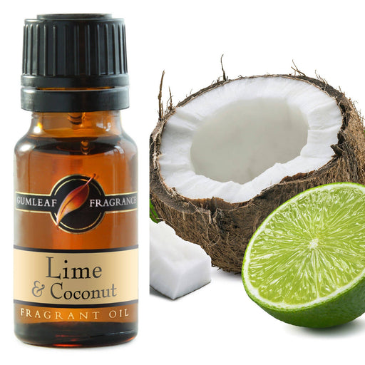 Lime & Coconut Fragrance Oil 10ml - Dusty Rose Essentials