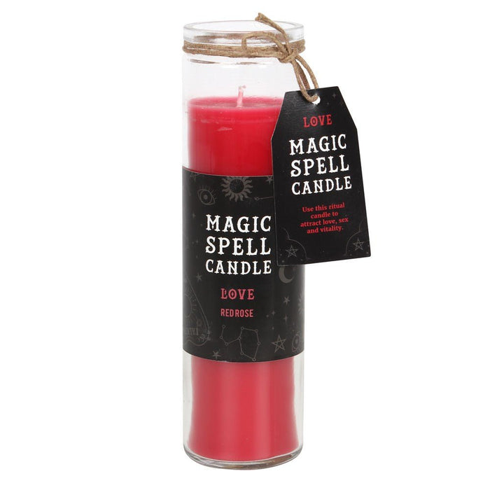 Magic Spell Candle Red ~ Rose ~ Love - Dusty Rose Essentials