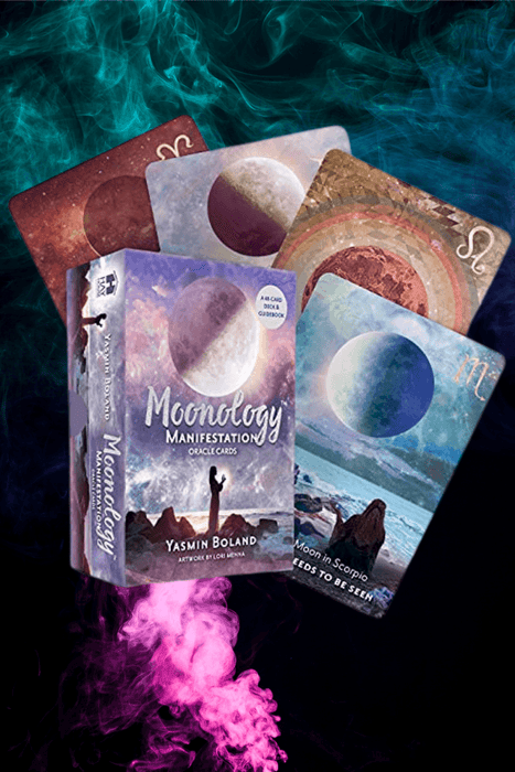 Moonology Manifestation Oracle Cards - Dusty Rose Essentials