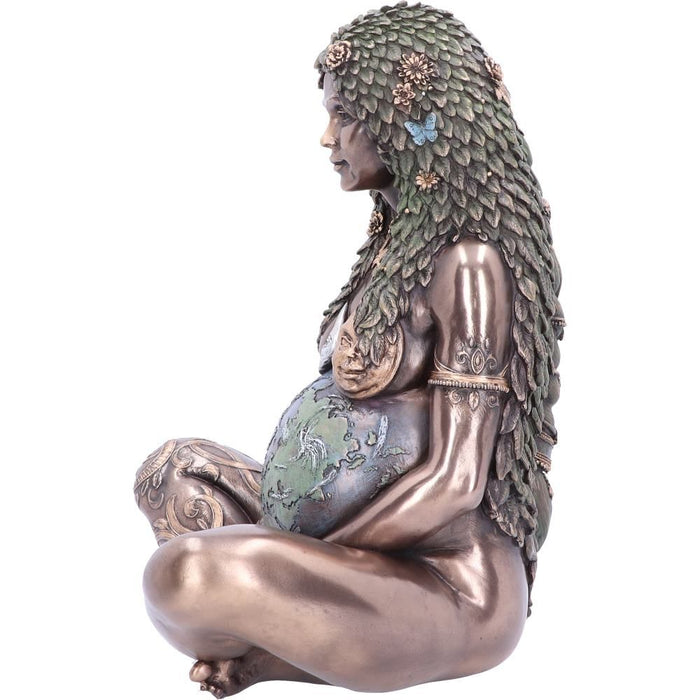 Mother Earth Art Statue 30 cm Bronze Style Finish - Dusty Rose Essentials