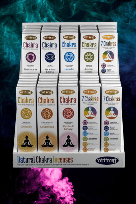 Nitiraj Premium Natural Chakra Incense Series - Dusty Rose Essentials