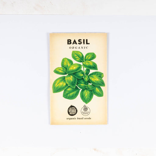 Organic Basil 'Lemon' Seeds - Dusty Rose Essentials