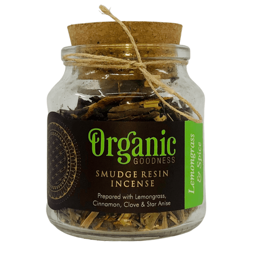 Organic Goodness Smudge Resin ~ Lemongrass & Spice 40 g - Dusty Rose Essentials