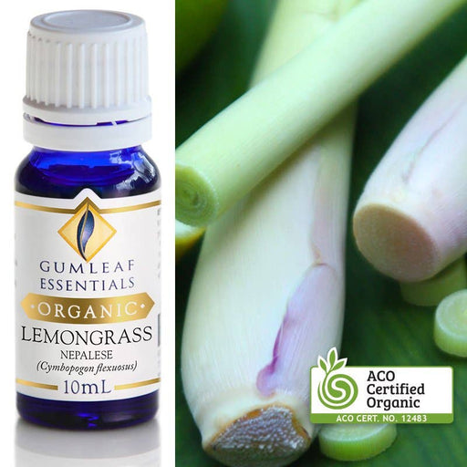 Organic Lemongrass Nepalese Essential Oil 10 ml - Dusty Rose Essentials