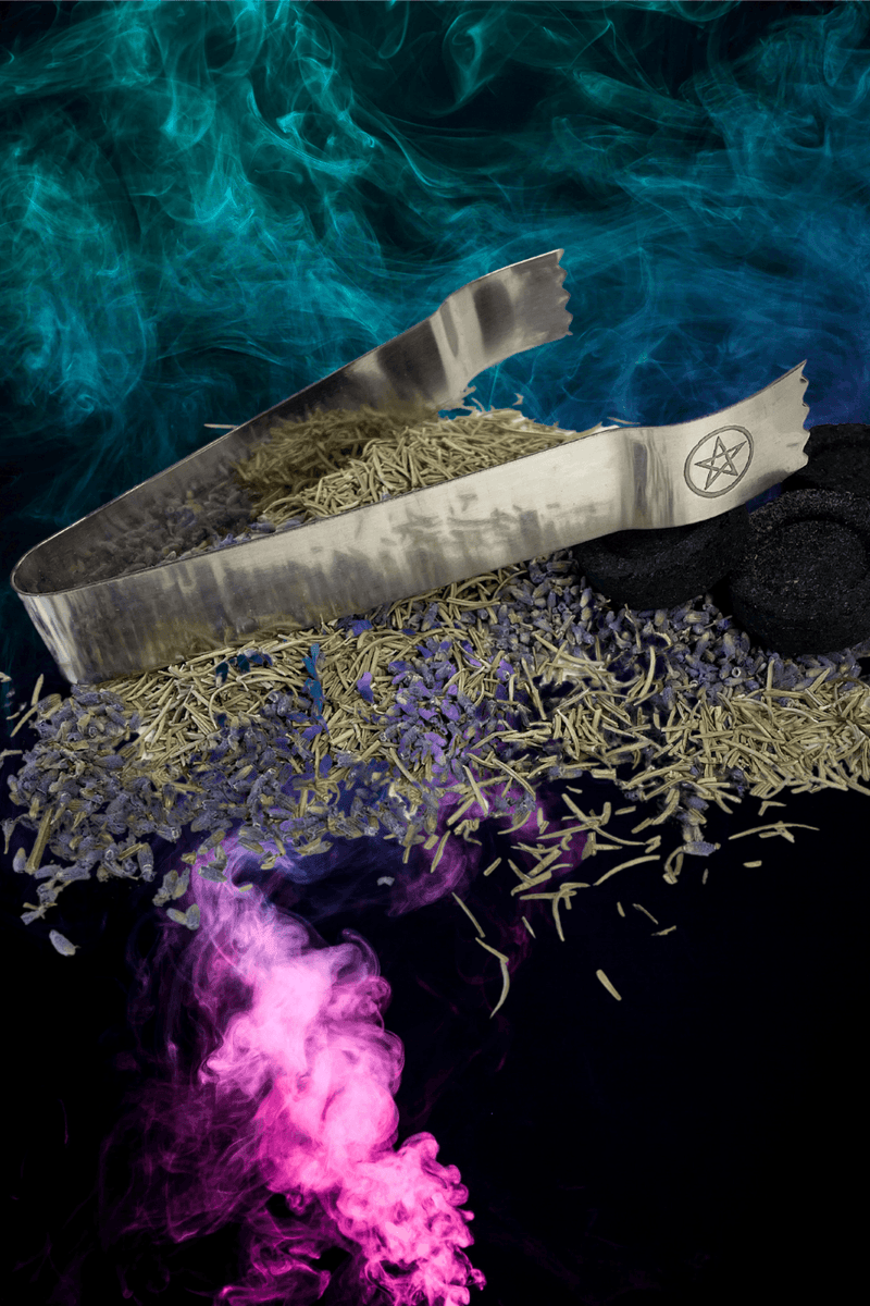 Pentacle Charcoal Tongs - Dusty Rose Essentials