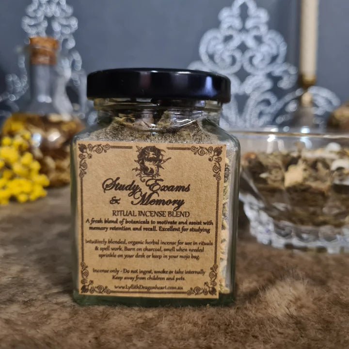Ritual Incense ~ Study, Exams & Memory - Dusty Rose Essentials