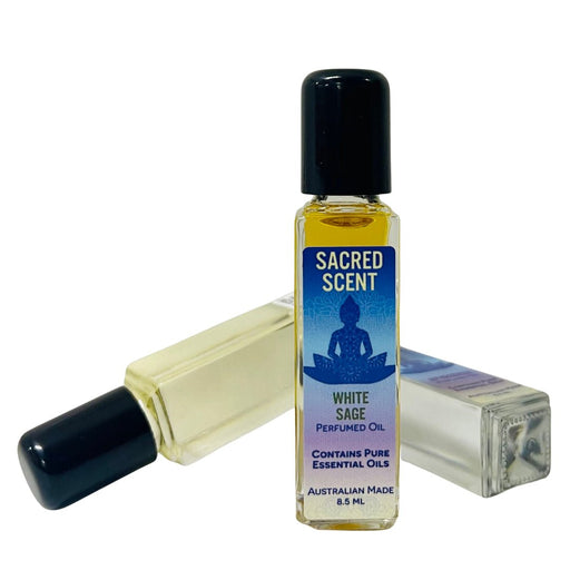 Sacred Scent WHITE SAGE Perfume Oil - Dusty Rose Essentials